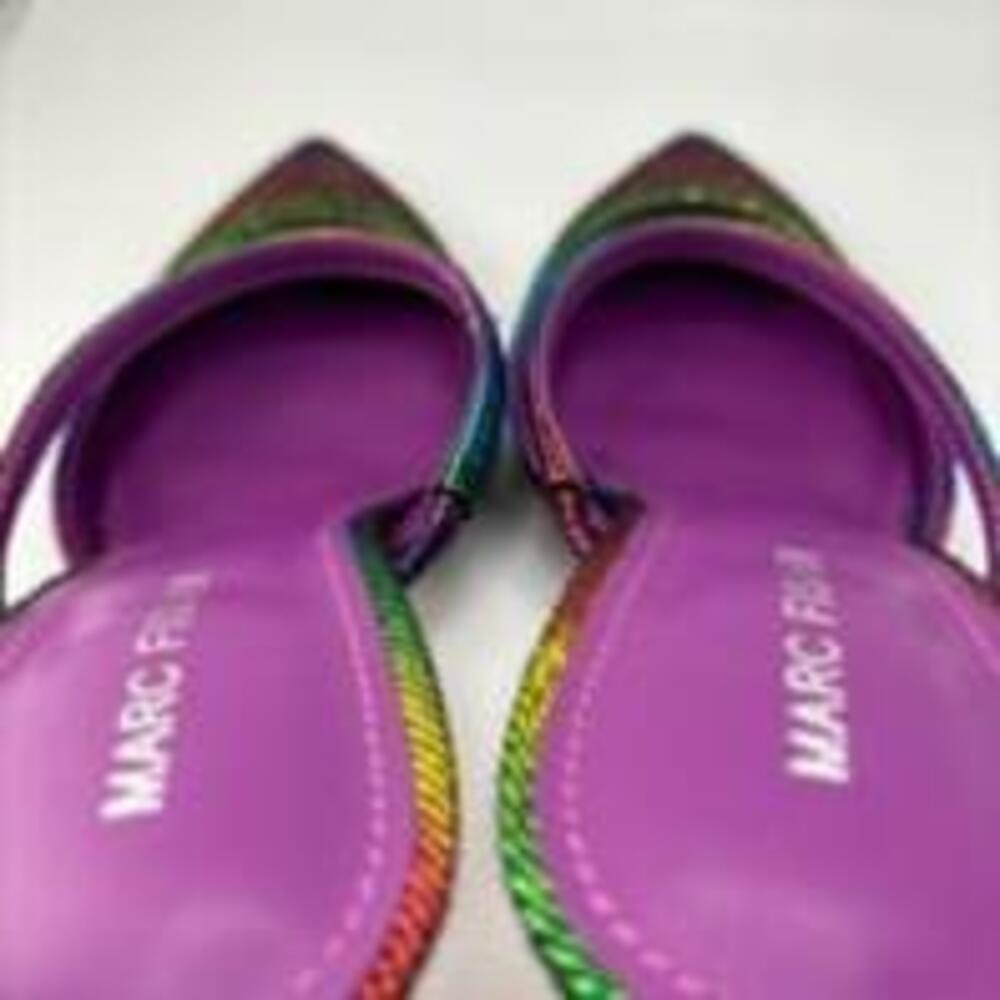 Women's Marc Fisher Multicolor Heels Size 6M - Picture 8 of 9